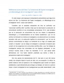 Acerca del libro "Autonomia del Sujeto Investigador" (Leal, 2012)