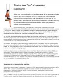 Técnicas para entender a un consumidor