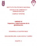 Impactos y Recursos de la globalizacion