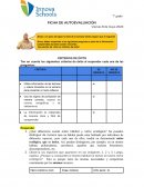Actividad Ciencia autoevaluación