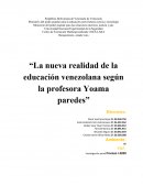 La actualidad de la educación venezolana