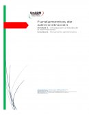 Fundamentos de administración