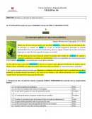 TALLER 04 LECTURA Y ARGUMENTACION