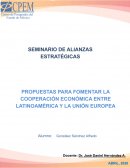 Propuestas para fomentar la cooperación económica entre Lationamerica y la U.E