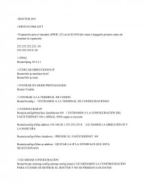 Comandos Cisco Packet Tracer. Página 1