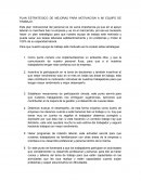 PLAN ESTRATEGICO DE MEJORAS PARA MOTIVACION A MI EQUIPO DE TRABAJO