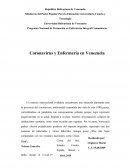 Coronavirus y enfermeria en Venezuela