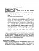 Área de Formación Educación Física 4to