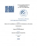 Informe de la Contabilidad en el contexto de la Globalización y al Revolución Teleinformática