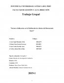 Factores influyentes en la fidelización de clientes del restaurante Karis