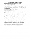 CONTABILIDAD: PLAN DE TRABAJO
