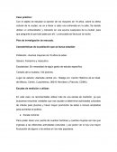 Plan de investigación de mercado