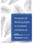 Percepción del marketing digital en los jóvenes estudiantes