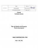 Plan de Gestión del Proyecto BISA CORPORATION LTDA