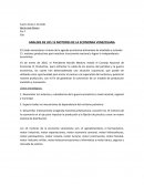 ANALISIS DE LOS 15 MOTORES DE LA ECONOMIA VENEZOLANA
