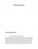 Taller psicología dinámica