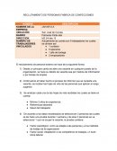 RECLUTAMIENTO DE PERSONAS FABRICA DE CONFECCIONES