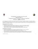Contingencia COVID-19: Actividades y Evidencias de Aprendizaje