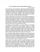 LA CIUDAD DE VALERA Y LOS ESPÍRITUS MALÉVOLOS