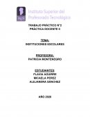 PRACTICA DOCENTE. INSTITUCIONES ESCOLARES