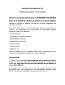 ORGANIZACIÓN ADMINISTRATIVA