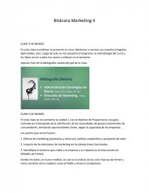 Bitácora Marketing. Página 1