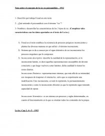 Guia de preguntas psicoanalisis. Página 1