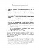 Cuestionario Derecho constitucional