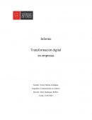 Informe Transformación digital en empresas