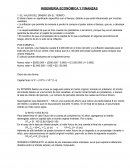 INGENIERÍA ECONÓMICA Y FINANZAS