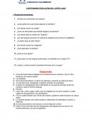 CUESTIONARIO EVOLUCIÓN DEL CASTELLANO