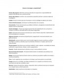 Glosario plan de negocios