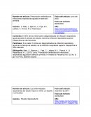 Prescripción antibiótica en infecciones respiratorias agudas en atención primaria