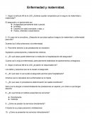 Enfermedad y maternidad