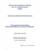 Tecnologías alimentarias méxico: estado de resultados por canales de distribución