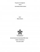 Proyecto de investigación Parte 2 Cortometraje Mente siniestra