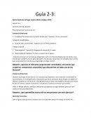 Guía 2-3 autoconocimiento de las emociones