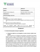 Evidencia empresarial