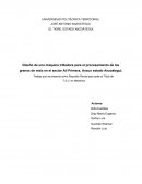 Diseño de una máquina trilladora para el procesamiento de los granos de maíz en el sector Alí Primera, Anaco estado Anzoátegui