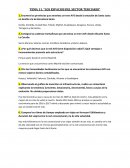 Los espacios del sector terciario