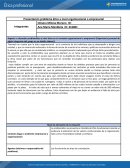 Presentación problema ético a nivel organizacional o empresarial