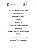 AUDITORIA DE CALIDAD UNIDAD 3