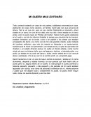 Mi sueño mas extraño