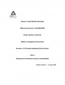 Búsqueda de información manual y automatizada