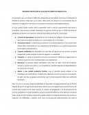 RESUMEN: PROYECCIÓN DE ELECCIÓN ALTERNATIVA PRODUCTIVA