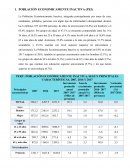 Responsabilidad social. POBLACIÓN ECONOMICAMENTE INACTIVA (PEI)