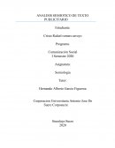 ANALISIS SEMIOTICO DE TEXTO PUBLICITARIO