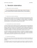 Control de lectura - Revisión sistemática