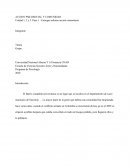 Accion psicosocial y comunidad. Unidad 1, 2 y 3: Paso 1 - informe acción comunitaria