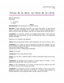 Título de la obra: La chica de la curva